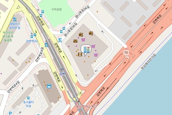 Map of 테크노마트